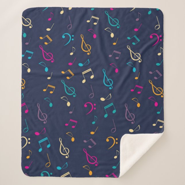 Musikmuster Sherpadecke (Vorderseite)