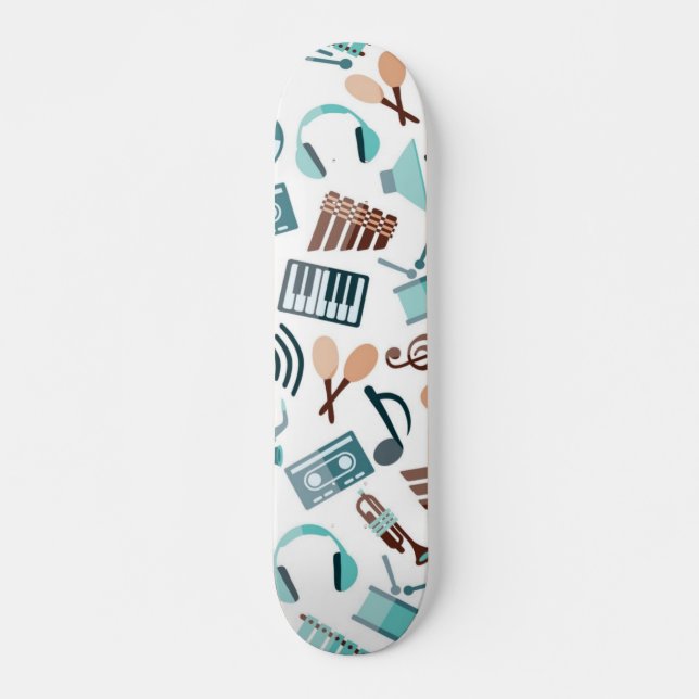 Musikmuster Skateboard (Vorne)