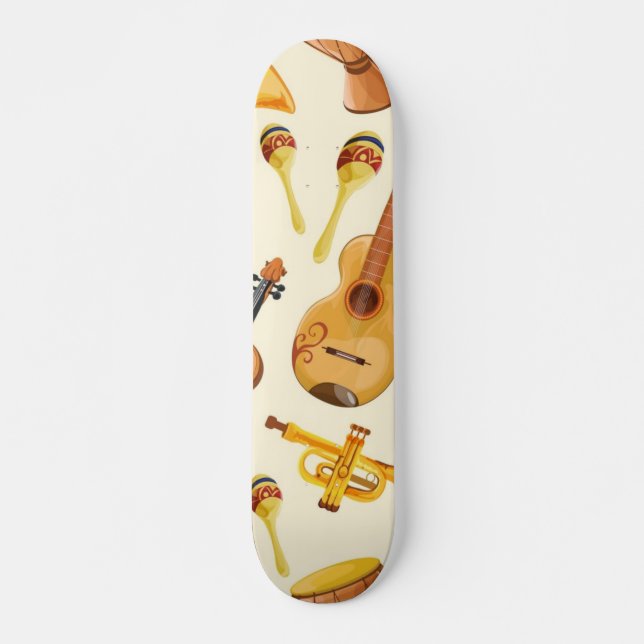 Musikmuster Skateboard (Vorne)