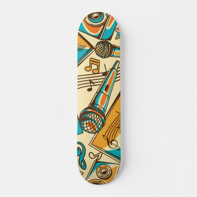 Musikmuster Skateboard (Vorne)