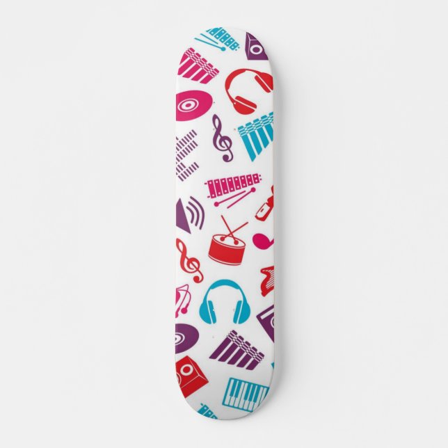Musikmuster Skateboard (Vorne)