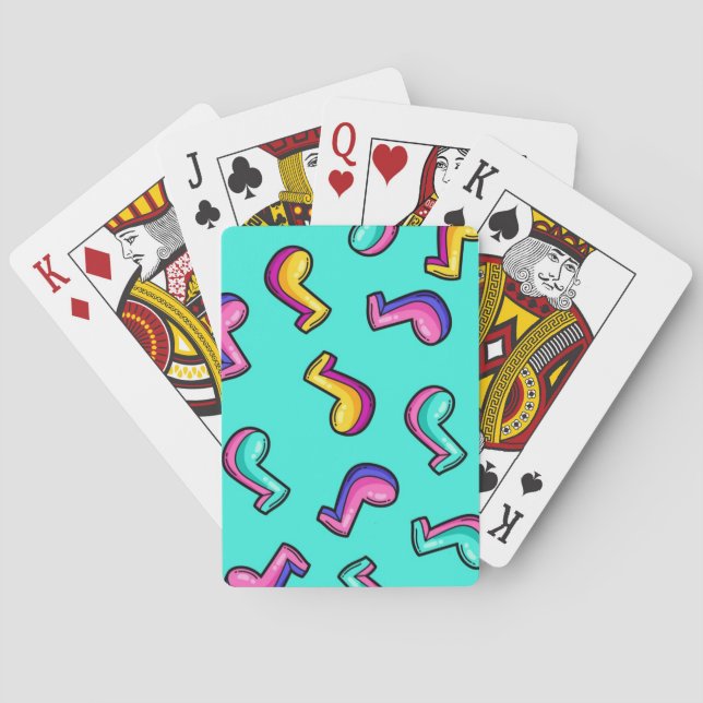 Musikmuster Spielkarten (Rückseite)