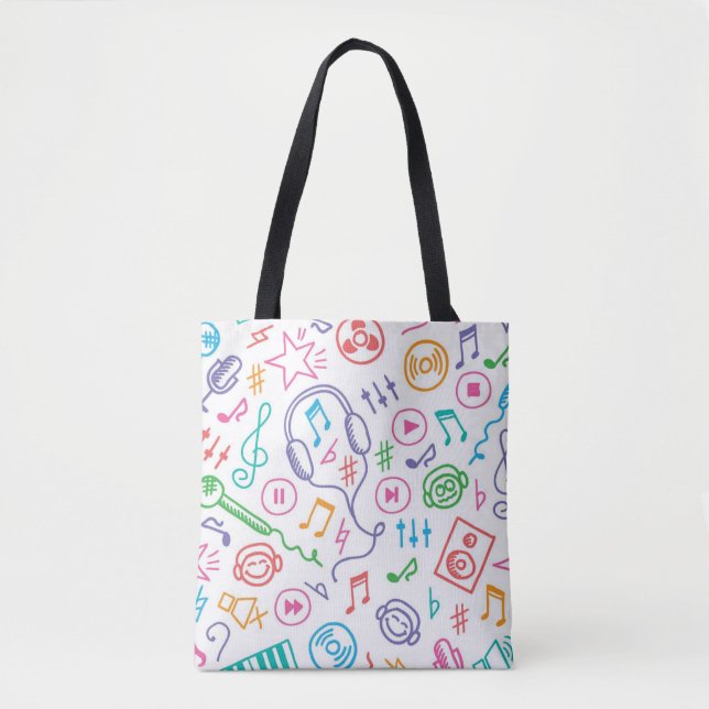 Musikmuster Tasche (Vorderseite)