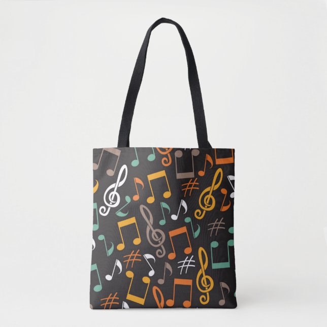 Musikmuster Tasche (Vorderseite)