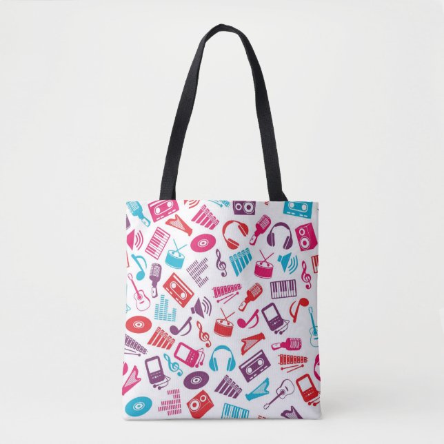 Musikmuster Tasche (Vorderseite)