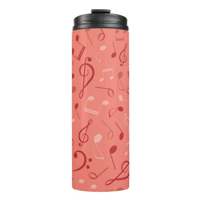 Musikmuster Thermosbecher (Vorderseite)