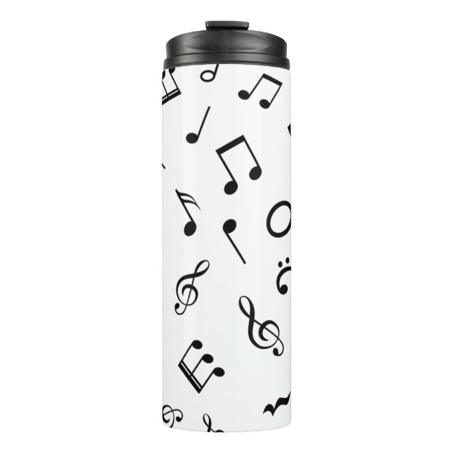 Musikmuster Thermosbecher (Vorderseite)