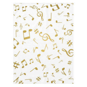 Musikmuster Tischdecke