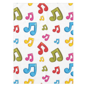 Musikmuster Tischdecke