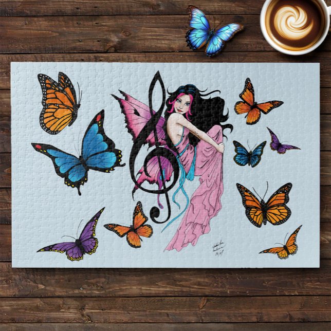 Musiknote Butterflies Fairy (Von Creator hochgeladen)