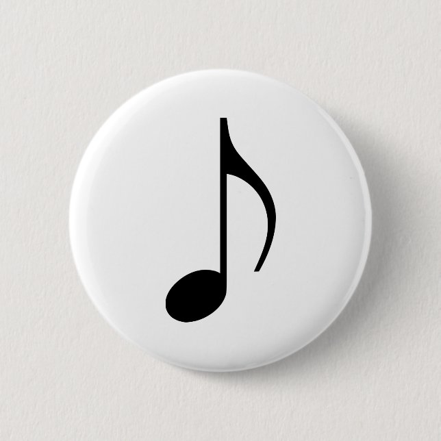 Musiknote Button (Vorderseite)