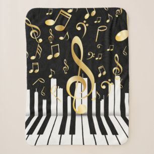 Musiknote Elegante Klaviertasten Sherpadecke