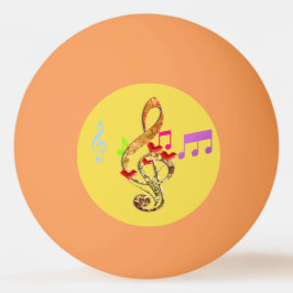 Musiknote Emoji Tischtennisball