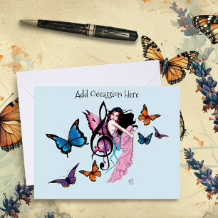 Musiknote Fairy Karte