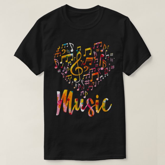 Musiknote für Musikergeschenke T-Shirt (Design vorne)