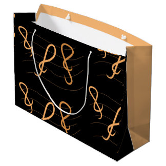 Musiknote Große Geschenktüte