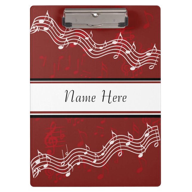Musiknote-Klemmbrett Klemmbrett (Vorderseite)