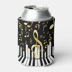 Musiknote Luxury Gold Piano Tasten Dosenkühler