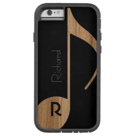 Musiknote mit individuelle Name iPhone 16 Hülle