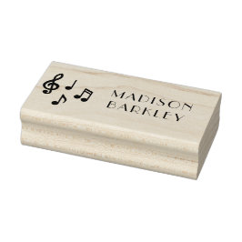 Musiknote Musician Teacher Gummistempel