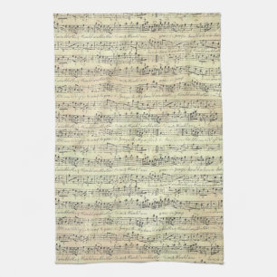 Musiknote Muster-Musik-Thema-Küchen-Tuch Küchentuch