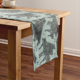 Musiknote Pattern Music Theme Table Runner Kurzer Tischläufer