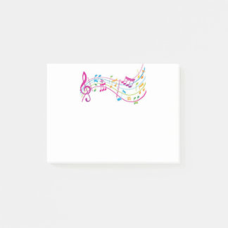 Musiknote Post-it Klebezettel