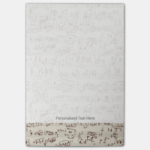 Musiknote Post-it Klebezettel