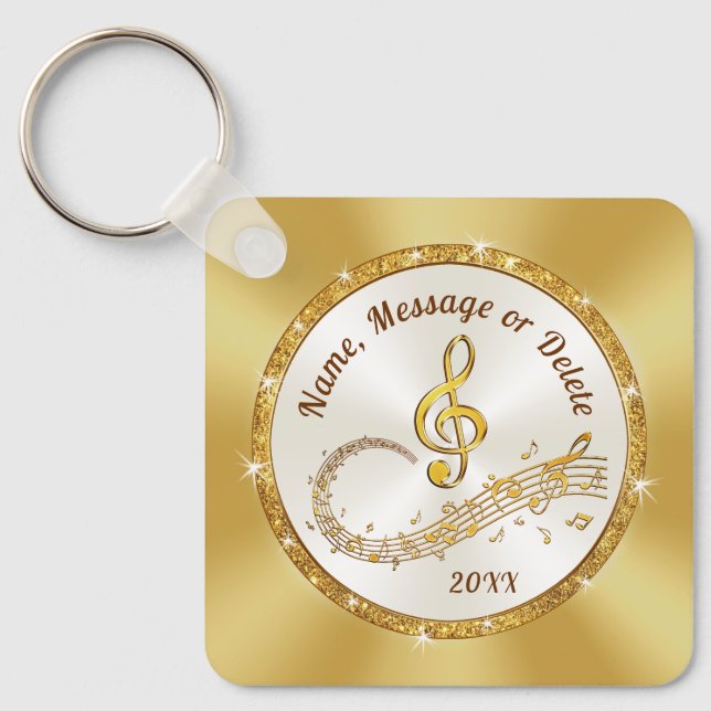 Musiknote Schlüsselanhänger BULK oder kaufen Sie e (Vorderseite)