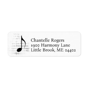 Musiknote Sheet Music Musician Singer Anschrift