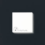 Musiknote Skriptname Schwarz-weiß Personalisiert Post-it Klebezettel<br><div class="desc">Modernes, musikalisches personalisiertes Notizblock mit einer Single-Musiknote mit dem Sprichwort NUR EINE KLEINE HINWEIS AUS NAME zeigt den personalisierten Namen in einem bearbeitbaren handgeschriebenen oder Signatur-Schriftart Stil. ÄNDERUNGEN: Sie können den Text Schriftart Stil, Größe, Farbe und Platzierung ändern, indem Sie im Bereich PERSONALISIEREN auf ANDERE KLICKEN. HILFE: Für Hilfe bei...</div>