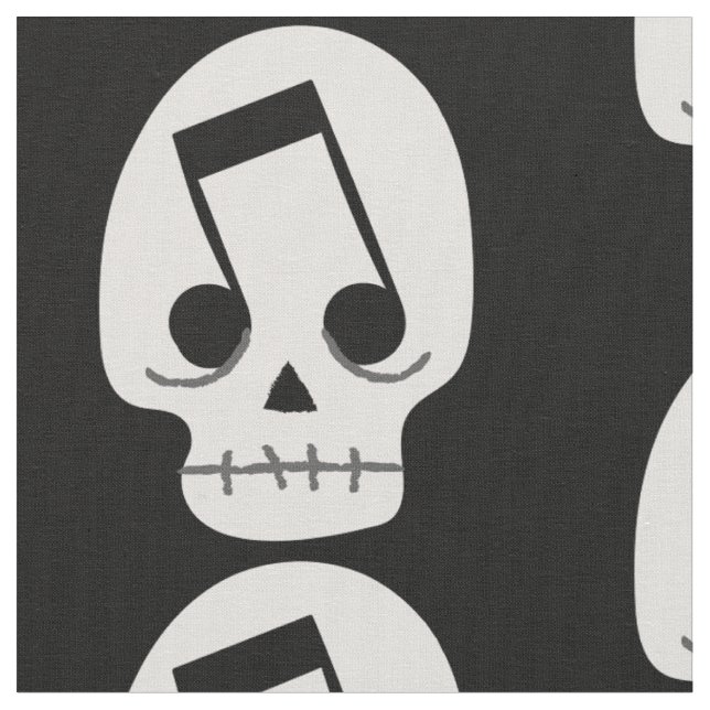 Musiknote Stoff (Nahaufnahme)
