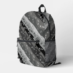 Musiknote Streifen Bedruckter Rucksack