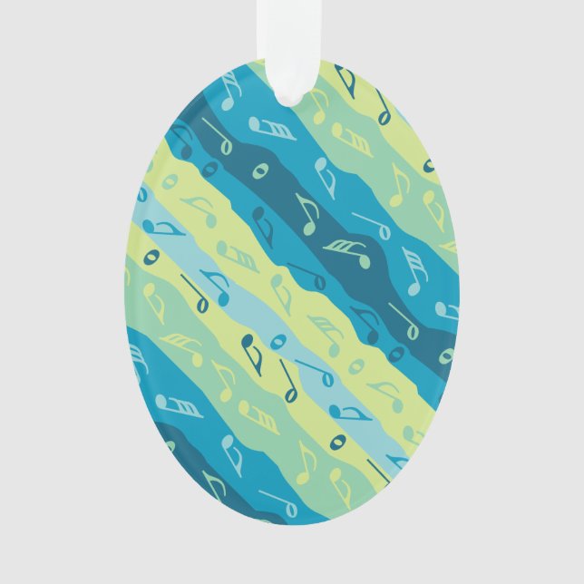 Musiknote Streifen Ornament (Vorderseite)