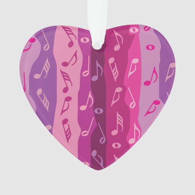 Musiknote Streifen Ornament (Vorderseite)