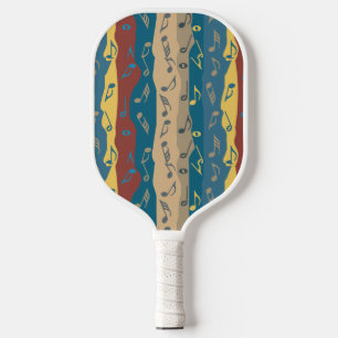 Musiknote Streifen Pickleball Schläger