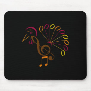Musiknote Symbol Türkei Musiklehrer Thanksgivin Mousepad