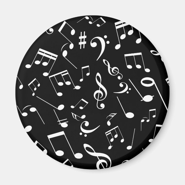 Musiknoten 2 magnet (Vorne)