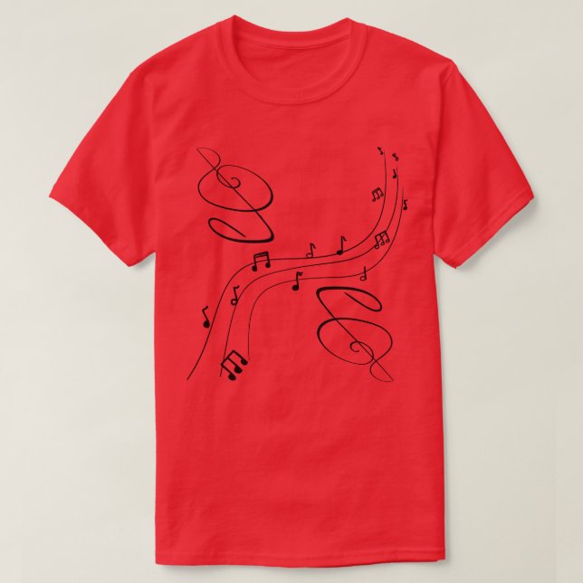 MUSIKNOTEN 2 T-Shirt (Design vorne)