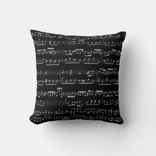 Musiknoten Anpassbare Druckfarben Kissen
