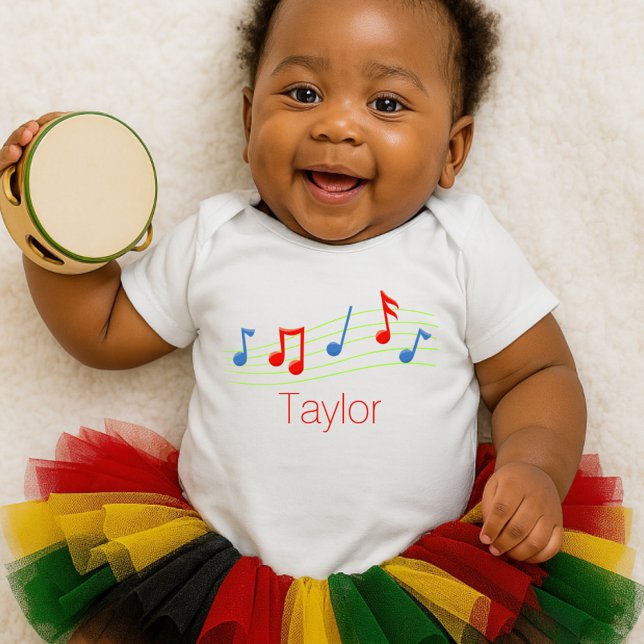 Musiknoten Baby Strampler (Von Creator hochgeladen)