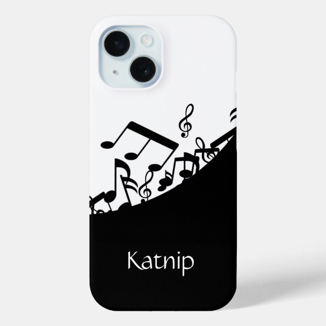 Musiknoten Case-Mate iPhone Hülle (Rückseite)