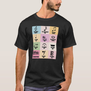 Musiknoten Definition Lustige Musiknoten Symbol T-Shirt