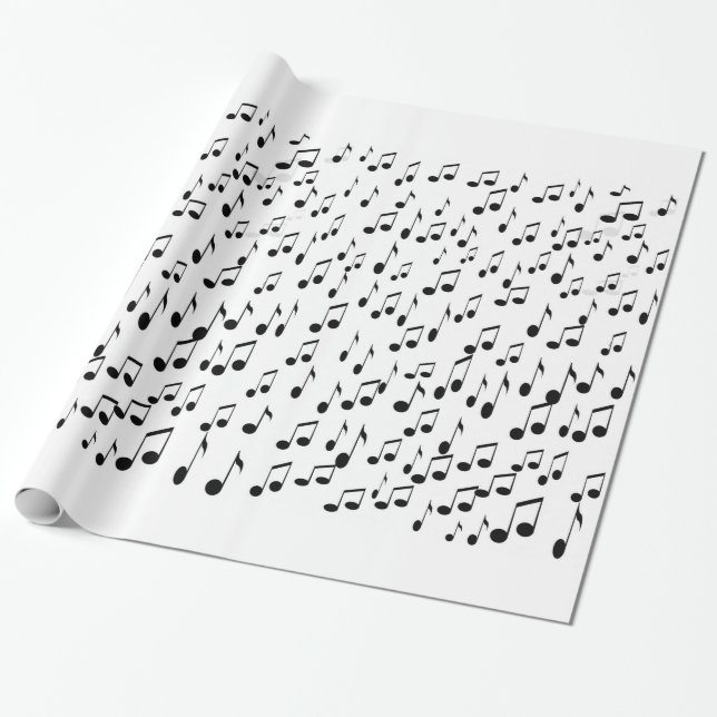 Musiknoten, die Beats!_ Geschenkpapier (Ungerollt)