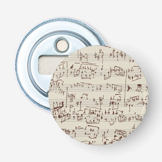 Musiknoten Flaschenöffner (Vorderseite)