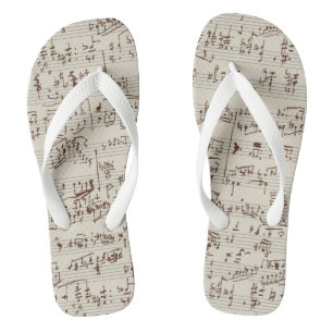 Musiknoten Flip Flops