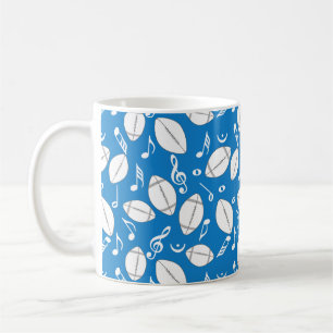 Musiknoten Footballs Kaffeetasse