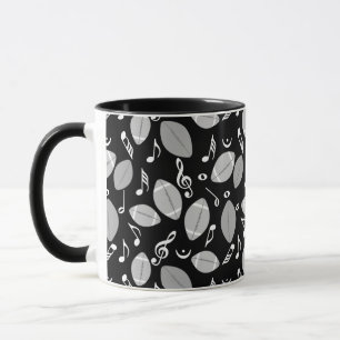 Musiknoten Footballs Tasse