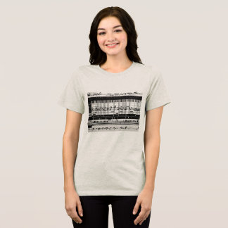 Musiknoten Frauen T-Shirt Tri-Blend Shirt