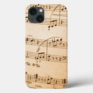 Musiknoten Hintergrund Case-Mate iPhone Hülle